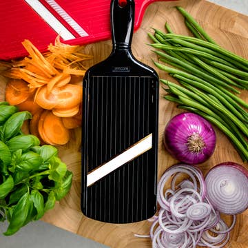 CERAMIC MANDOLINE ADJUSTABLE SLICER: Red