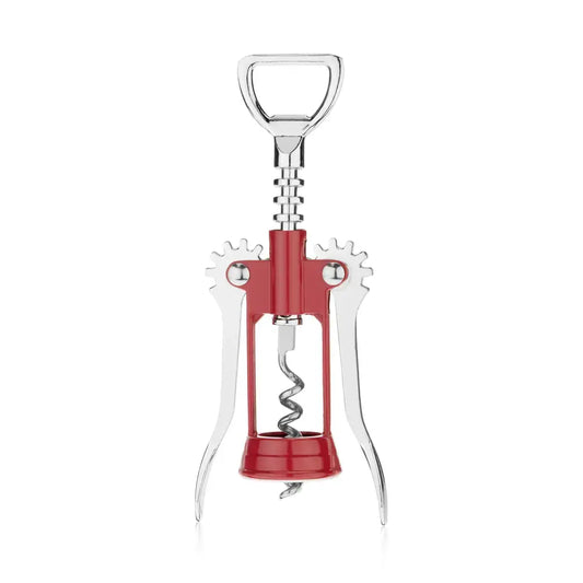 Soar Chrome-Finish Winged Corkscrew - ASSORTED COLORS: Red