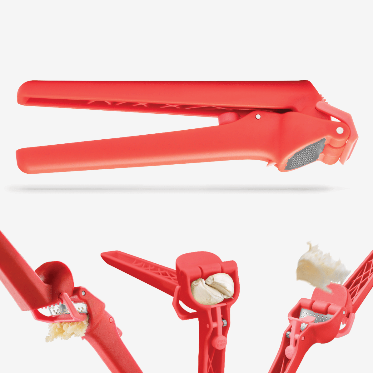 Garject Lite® - Self-cleaning Garlic Press: Black