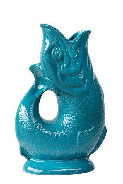 Teal Gluggle Jug: Extra Large