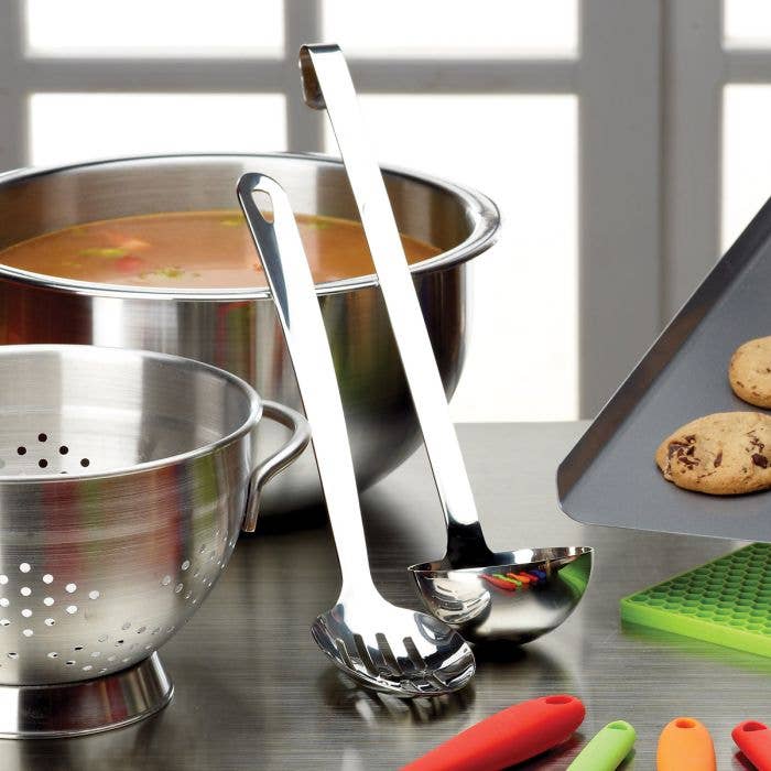 Hic Kitchen Stainless Steel Ladle, 12.5in