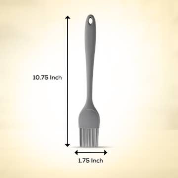 Mrs. Anderson's Baking Silicone Basting Brush, Gray
