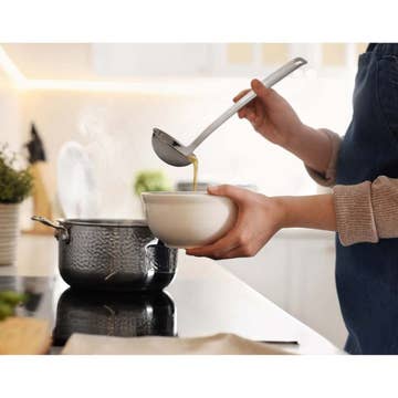 Hic Kitchen Stainless Steel Ladle, 12.5in
