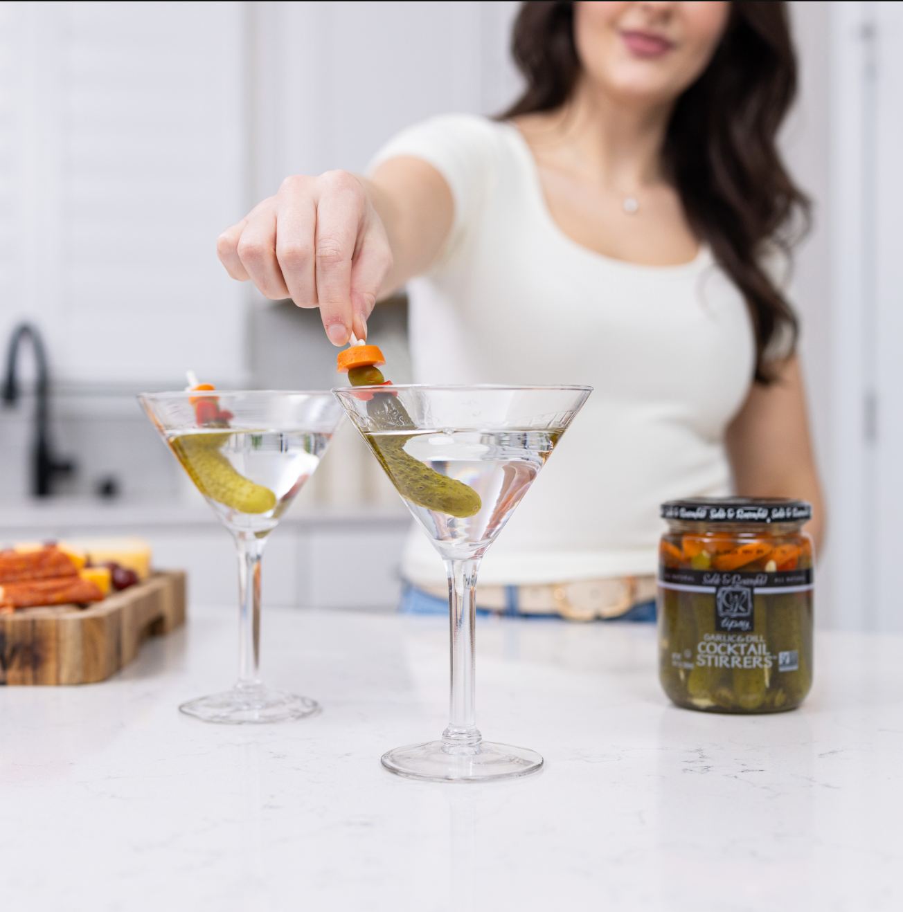 Sable & Rosenfeld Tipsy Cocktail Stirrers - Garlic & Dill (P