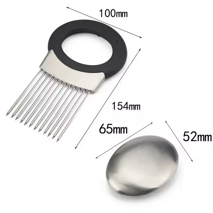 Onion Cutter Vegetable Chopper, Stainless Steel Tomato: 1 Set