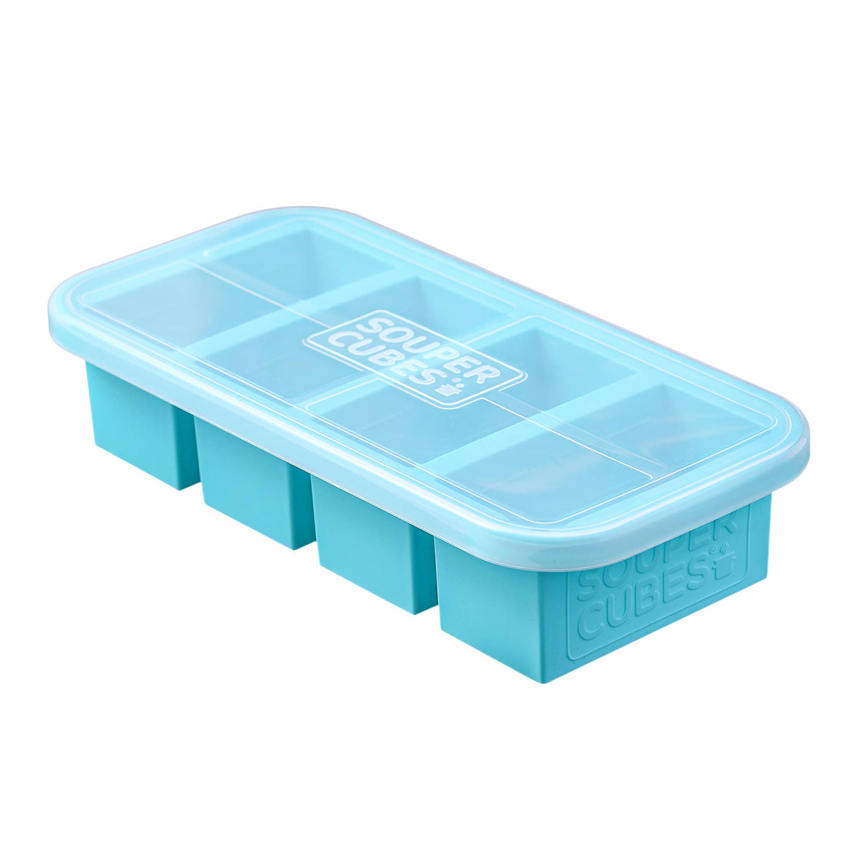 Souper Cubes 1-Cup Silicone Freezing Tray: Aqua
