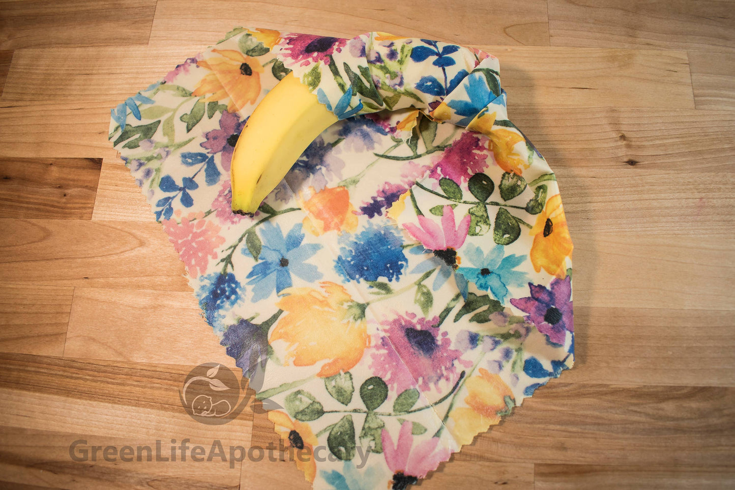 3 PACK Beeswax Food Wrap, Random Pattern, eco friendly