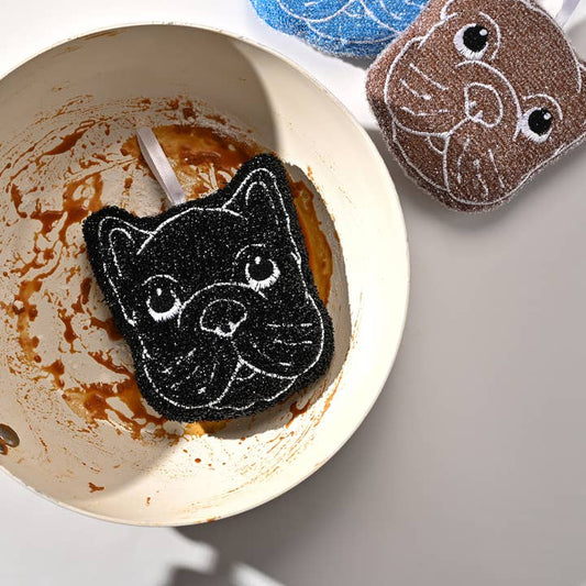 Bulldog Scrub Sponge Set