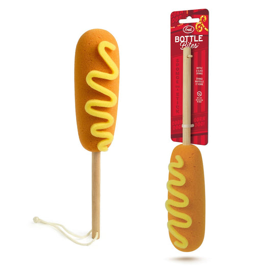 Sponges - Bottle Bites - Corn Dog Bottle Brush