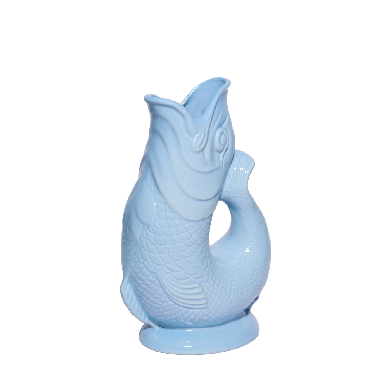 Gluggle Jug: Large Pale Blue