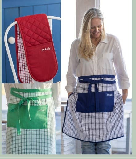 Poli dri®  Waist Apron: Blue