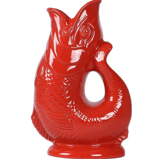 Red Gluggle Jug: Large