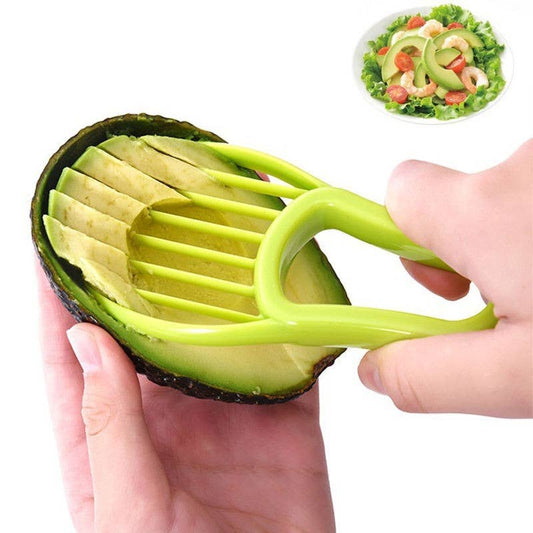 Multi Functional Plastic 3 in 1 Avocado Knife Avocado Cutter: 1 Pack