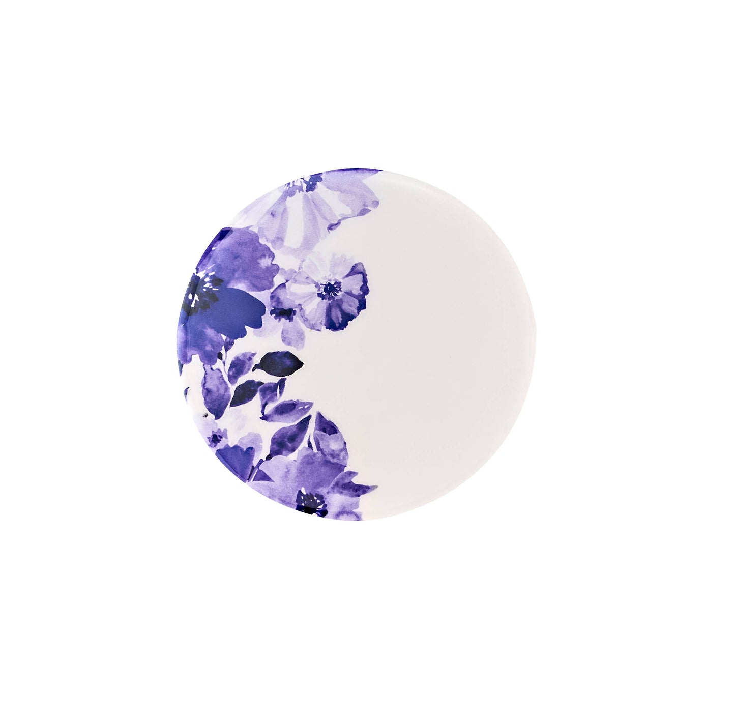 Claro Set of Four Wood Floral Coasters - Two Styles Avail: Whitewash