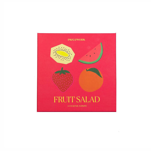Cocktail Napkins - Fruit Salad - Set Of 4