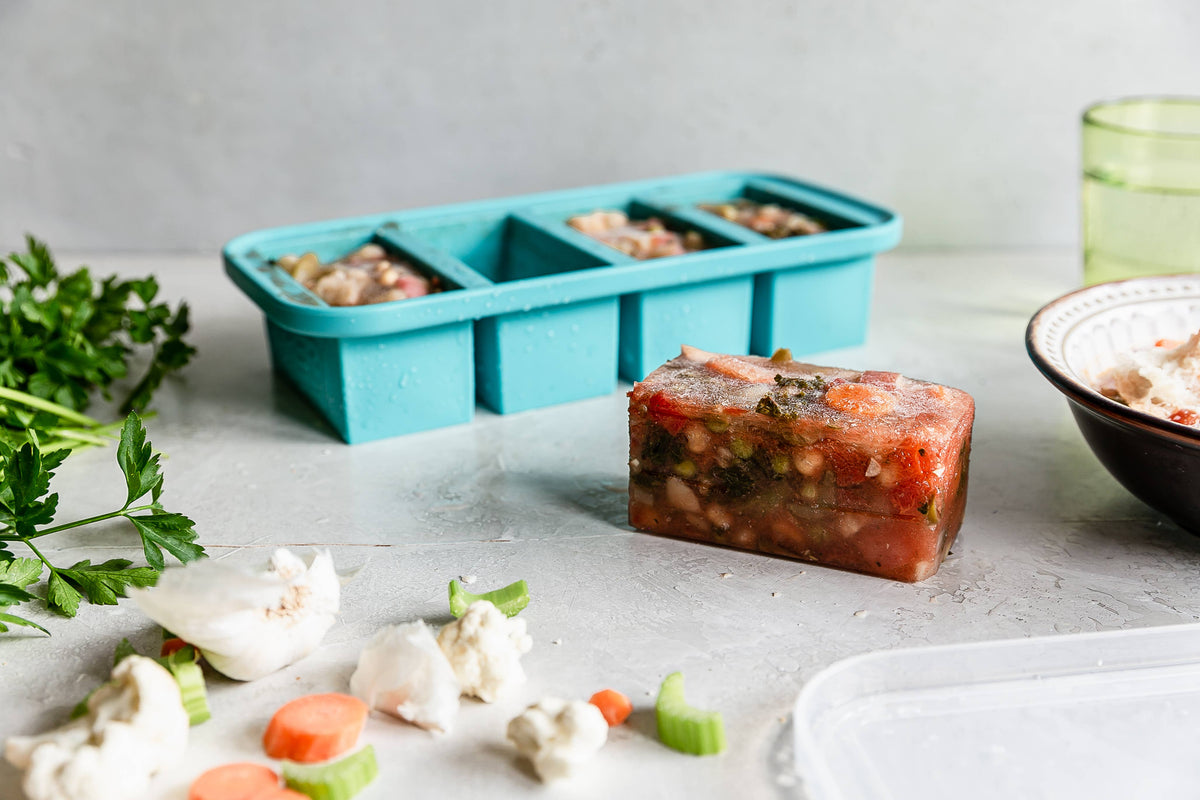 Souper Cubes 1-Cup Silicone Freezing Tray: Aqua