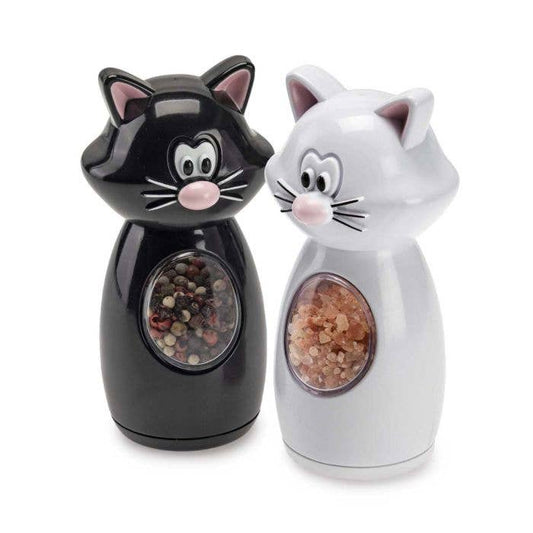 Joie Meow Pepper And Salt Grinder Set