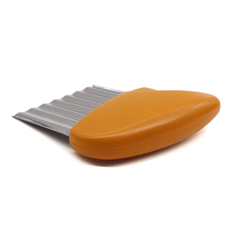 Crinkle cutter for any Vegetable potato chip cutter Stainles: 1 Pack(Mix & Match Colors)