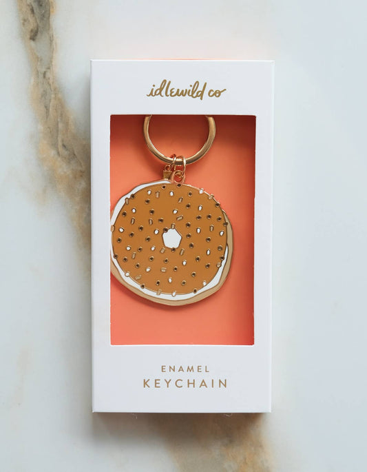 Bagel Enamel Keychain : Unboxed