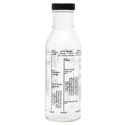 Kolder Salad Dressing Mixer Bottle with 8 Classic Light Recipes