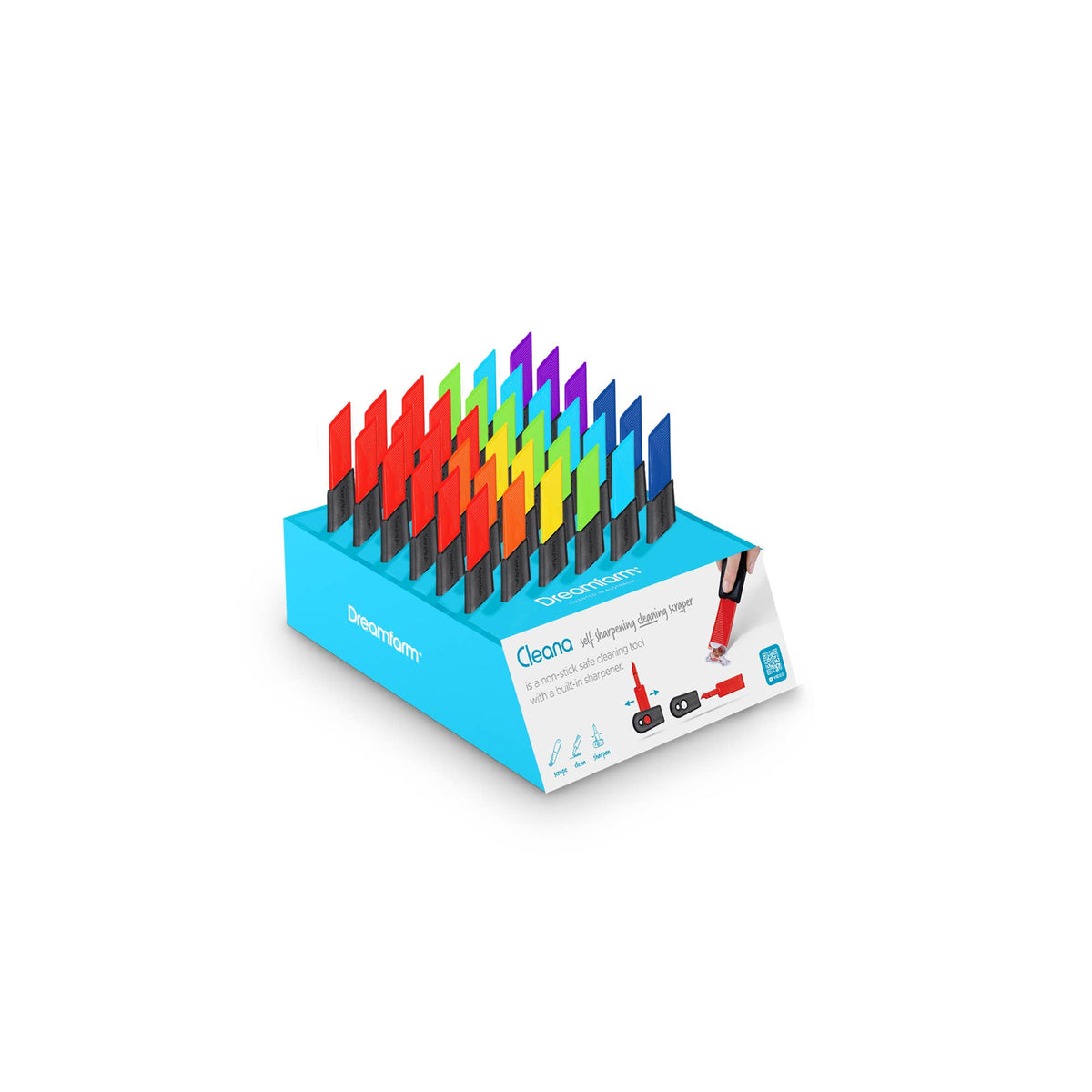 Cleana®  - Cleaning Scraper with Built-in Sharpener - CDU