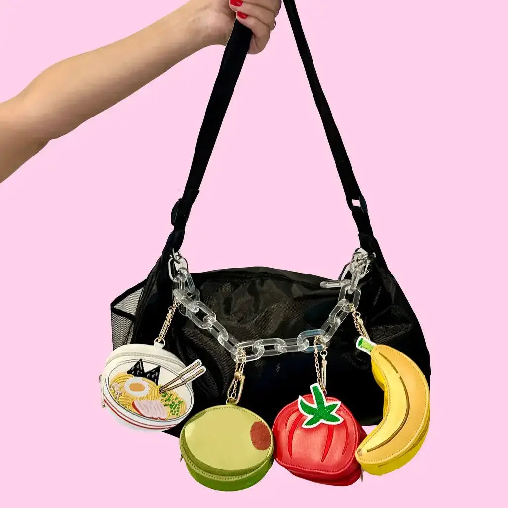 2-in-1 Bag Charm & Reusable Shopper Bag - Potato Chips