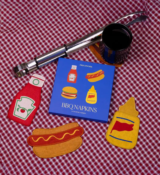 Cocktail Napkins - BBQ - Set of 4