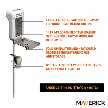 Maverick Digital Candy and Deep Fry Thermometer