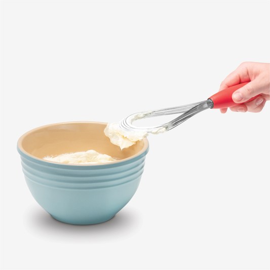 Flisk fold flat balloon whisk - Red