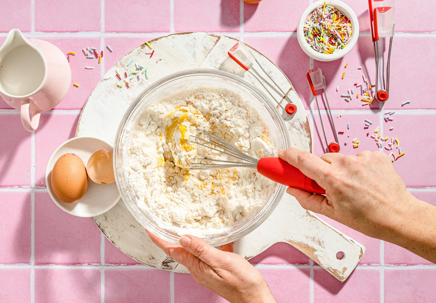 Mini Flisk fold flat balloon whisk
