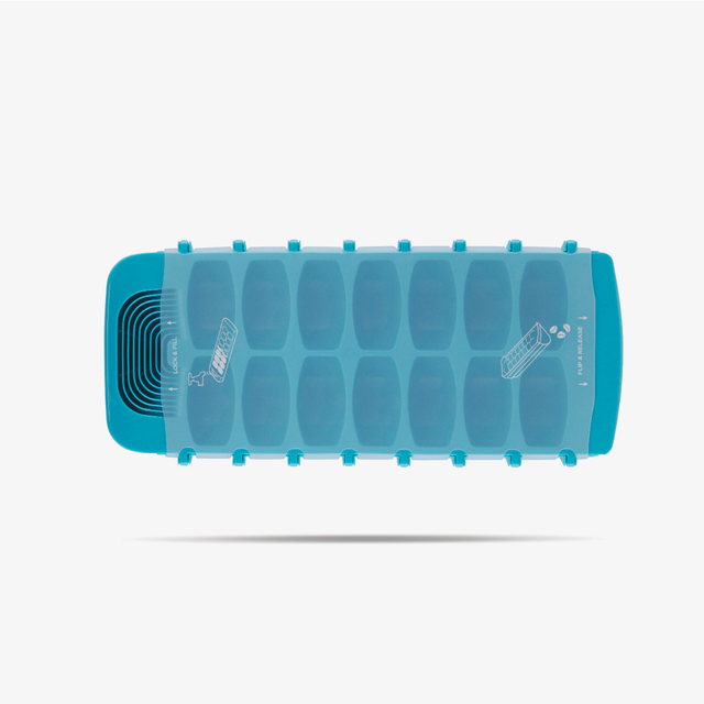 Nospilla No Spill Ice Tray - Blue