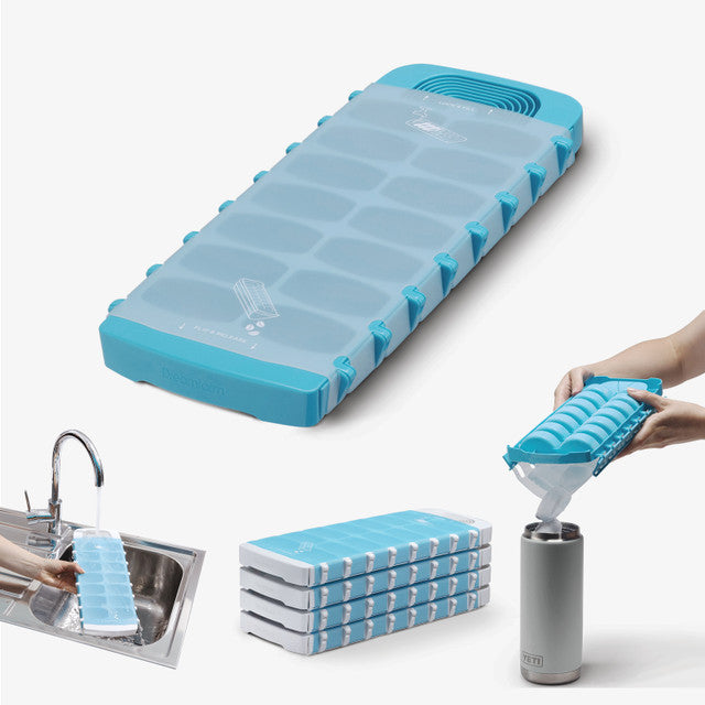 Nospilla No Spill Ice Tray - Blue