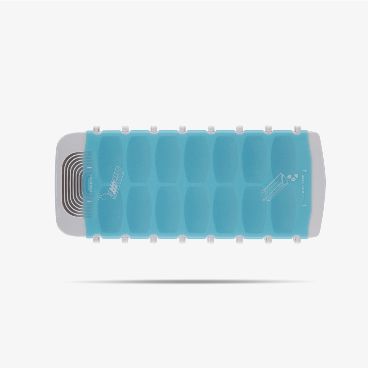 Nospilla No Spill Ice Tray - White