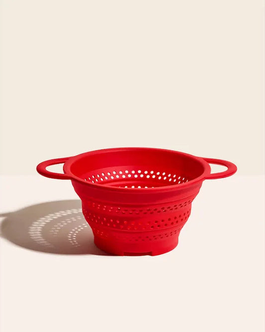 GIR Collapsible Colander & Steamer: Red