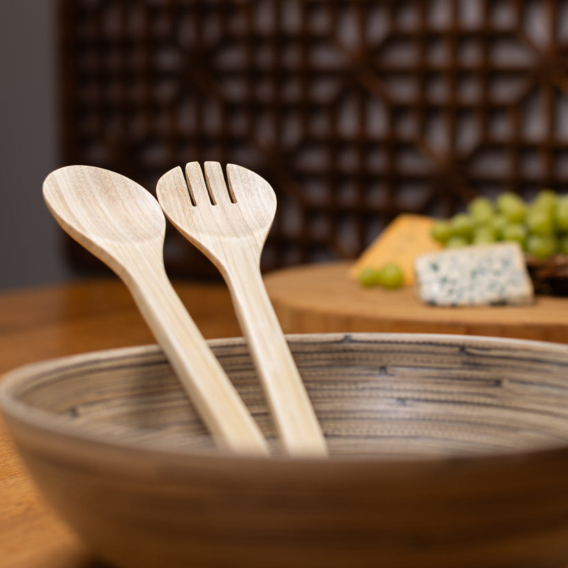 Lexa Bamboo Salad Utensil Set