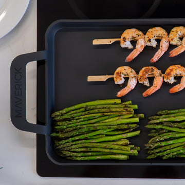 Maverick 22-Inch Preseasoned Carbon Steel Griddle