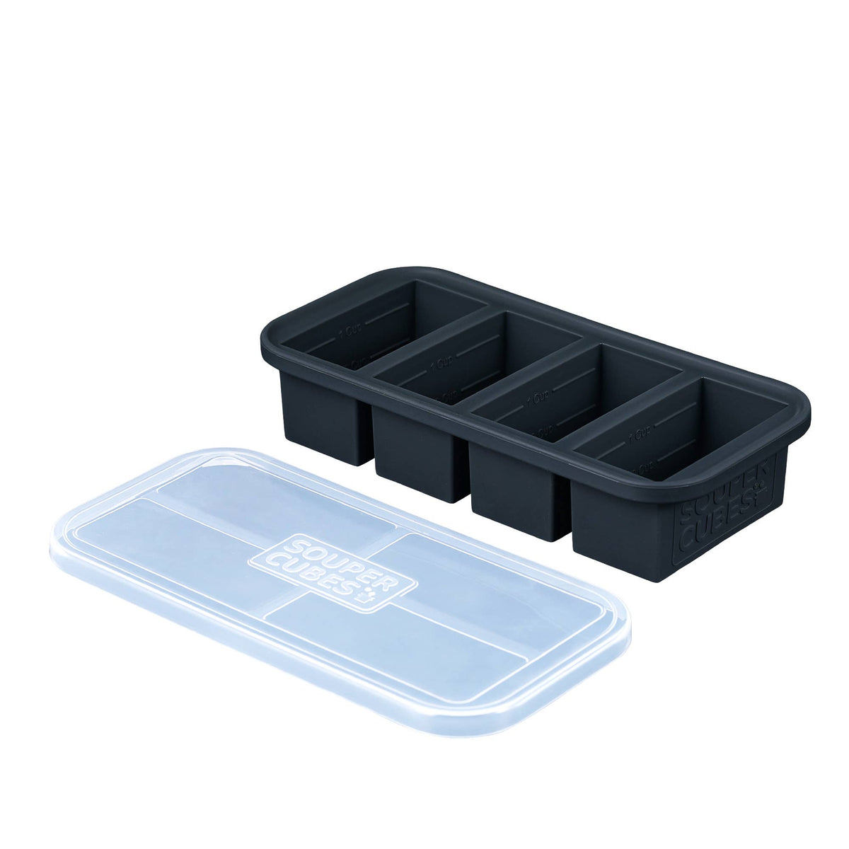 Souper Cubes 1-Cup Silicone Freezing Tray: Aqua
