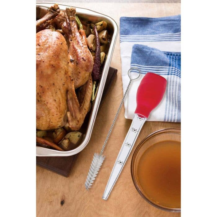 HIC Kitchen Roasting Stand-Up Turkey Baster