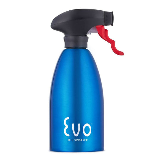 Evo Oil Sprayer, Stainless Steel, Blue, 16oz