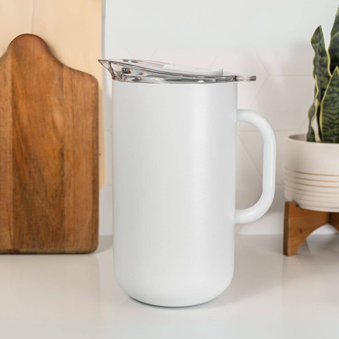 Vacuum-Insulated Pitcher - Party Ready in White Icing