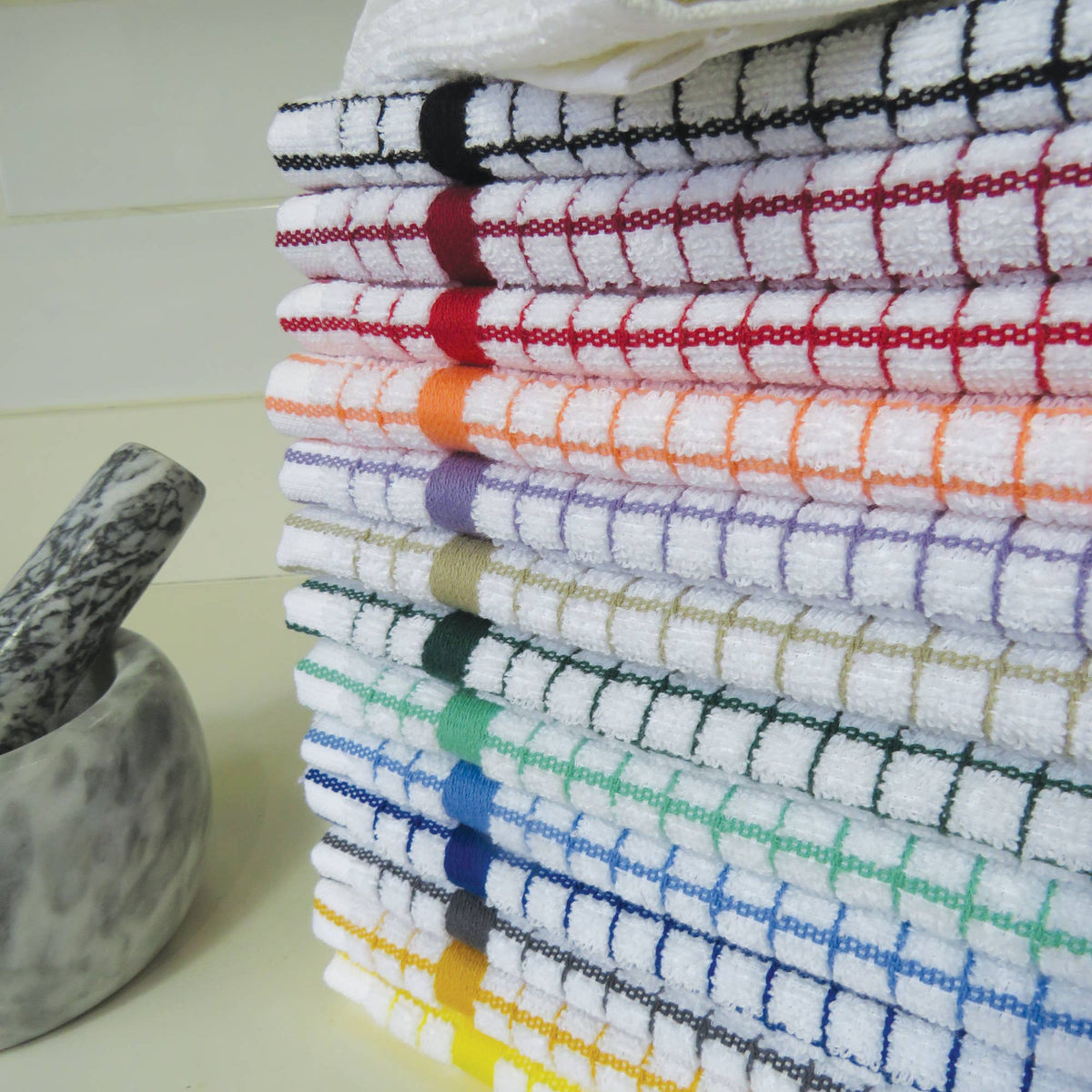 Poli-Dri Cotton Tea Towel - Honey