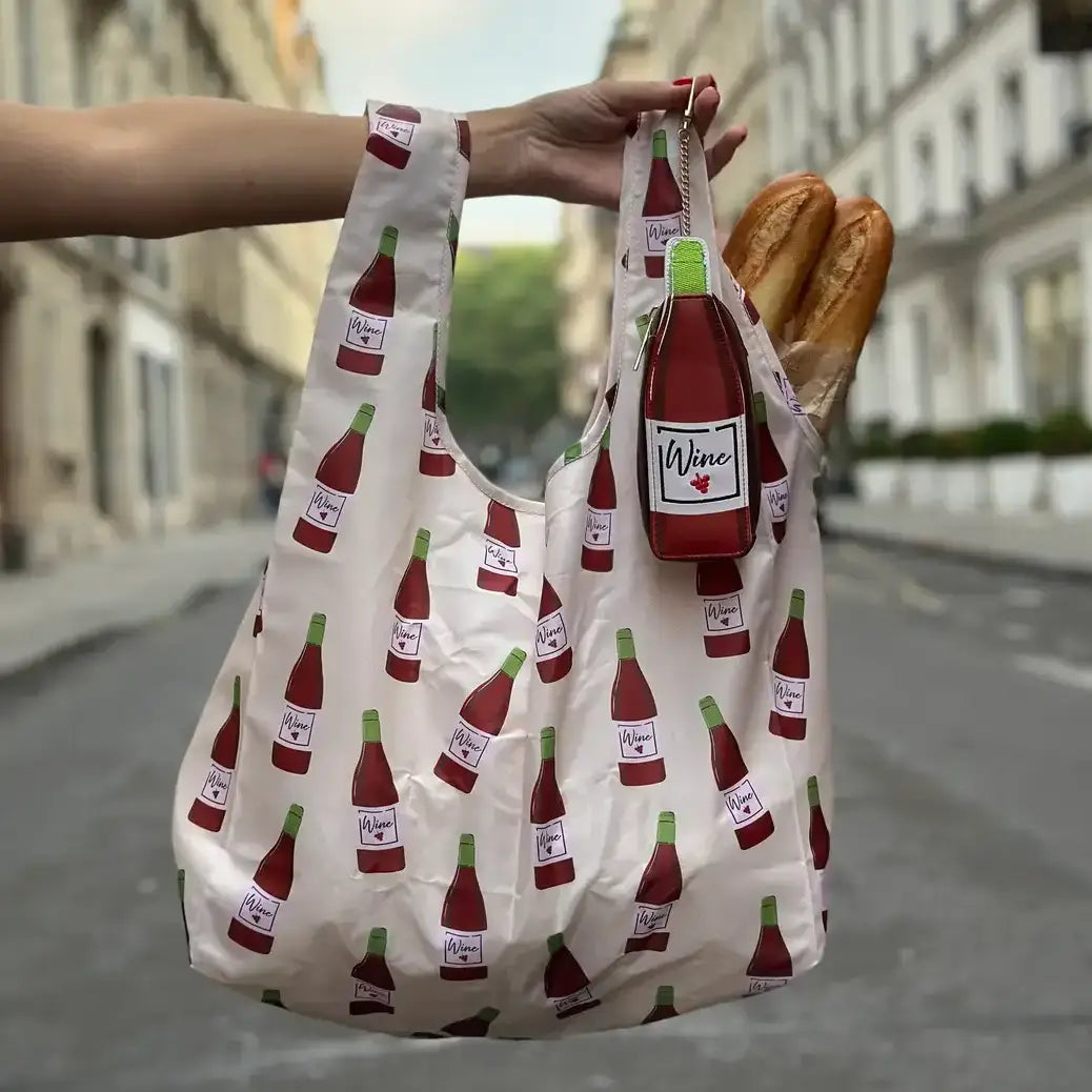2-in-1 Bag Charm & Reusable Shopper Bag - Potato Chips