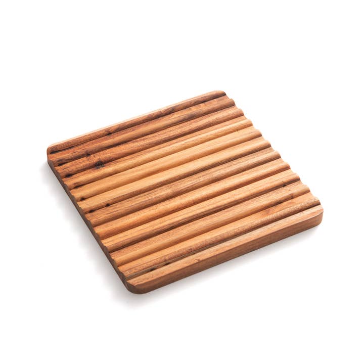 Ironwood Gourmet Sedona, Acacia Trivet, 6.5" X 6.5"
