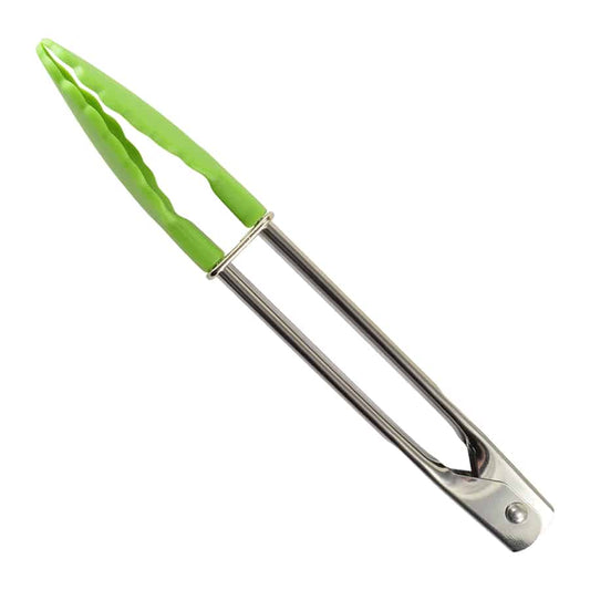 Mini Serving Tongs 7" Green