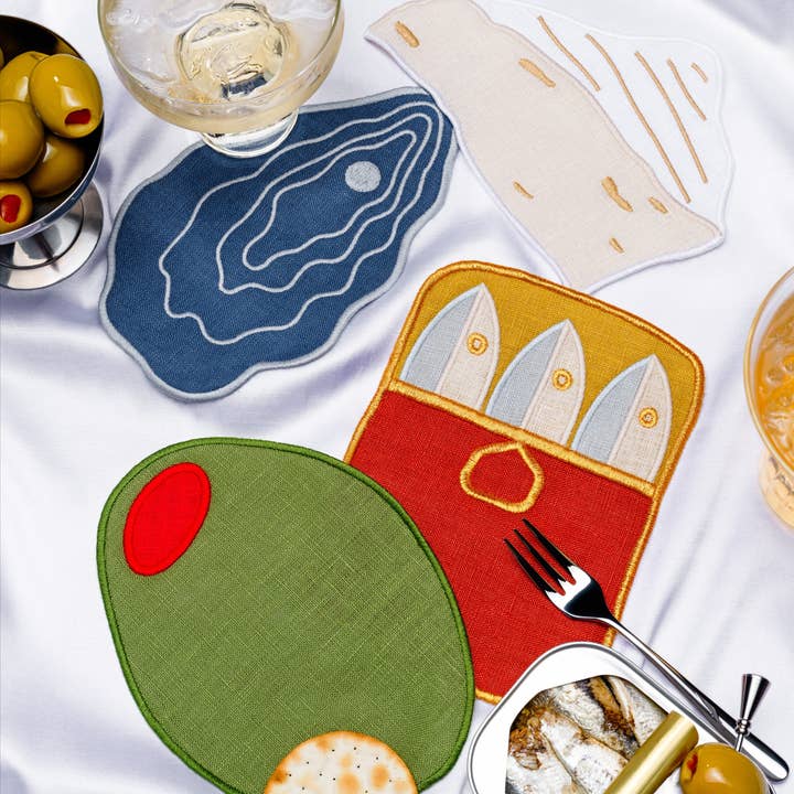 Cocktail Napkins Hors D'oeuvres- Set of 4