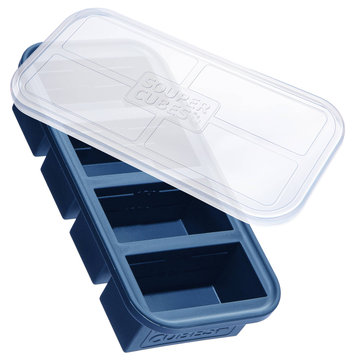 Souper Cubes 1-Cup Silicone Freezing Tray: Aqua
