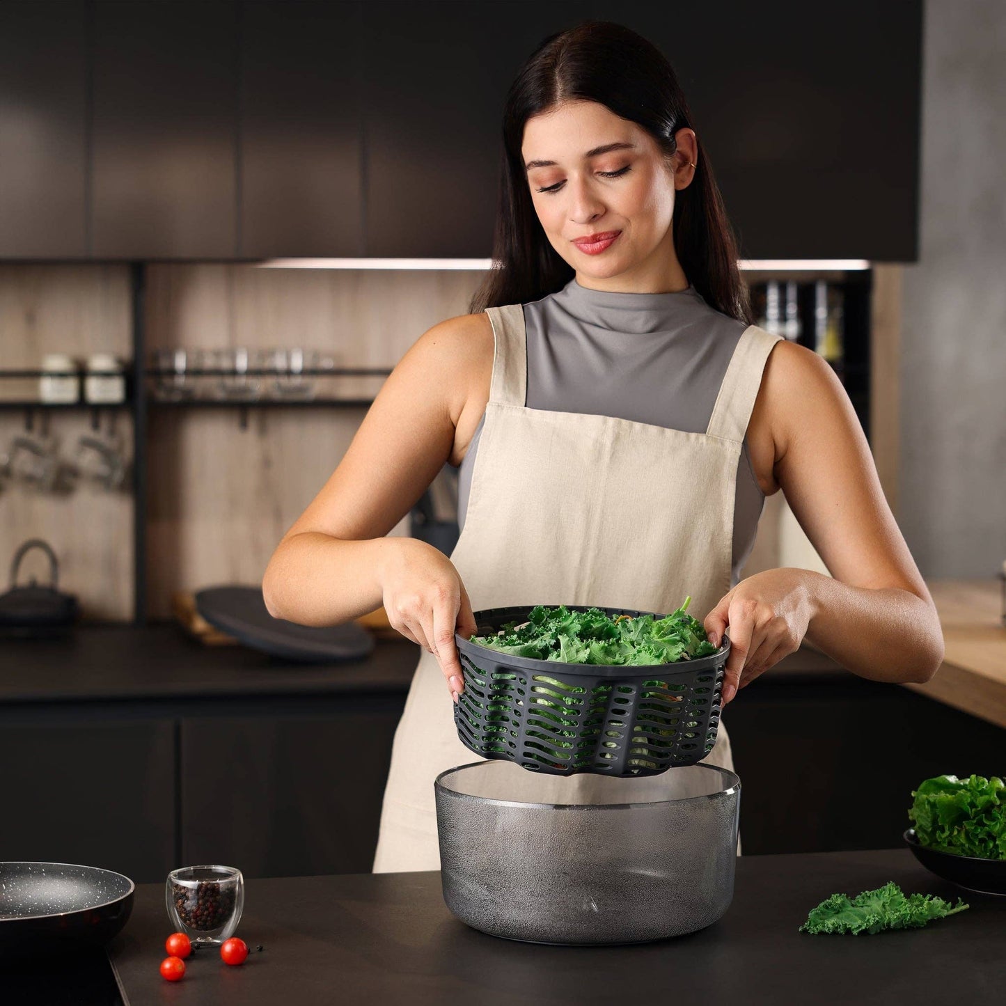 Zyliss Easy Spin Salad Spinner: Large