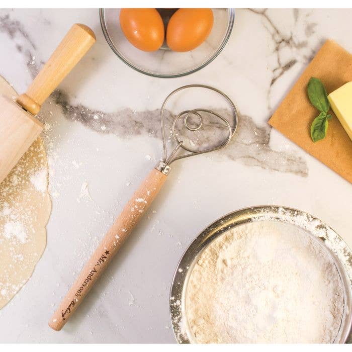 Mrs. Anderson Dough Whisk – 12in Stainless Steel Bread & Batter Mixer
