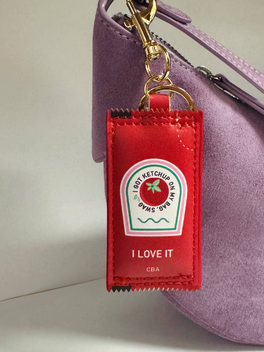 Ketchup Bag Charm + Keychain
