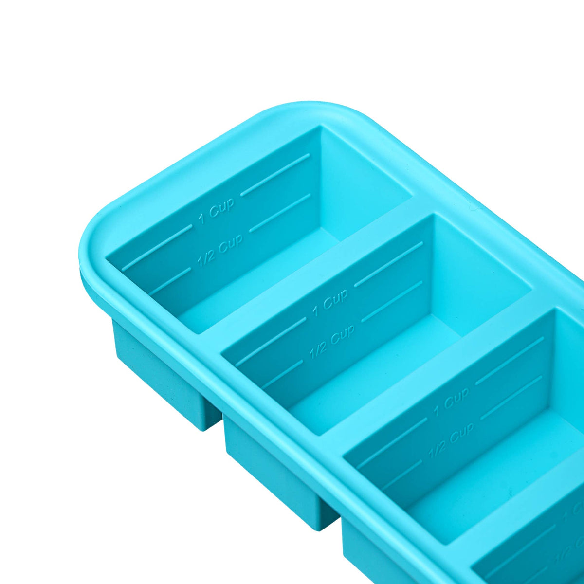 Souper Cubes 1-Cup Silicone Freezing Tray: Aqua